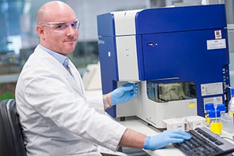 Dr Edwin Hawkins has developed a revolutionary new technique and solved a longstanding mystery about treatment-resistant leukaemia.