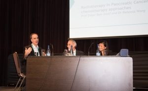 From L-R: A/Professor Andrew Kneebone; Professor Edgar Ben-Josef; Dr Rebecca Wong 
