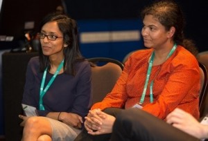 Participants at the special session for trainees