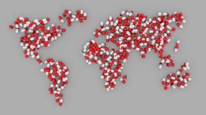 International drug listings programs schemes_map made of pills concept_oncology news australia