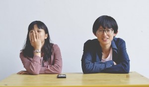 Japanese couple interview table conversation_oncology news australia