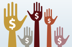 crowdfunding hands