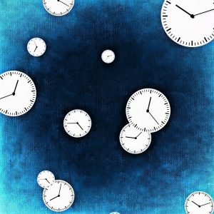floating clocks_memory and time concept_oncology news australia