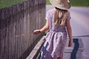 girl portrait stick fence_child childhood cancer_oncology news australia