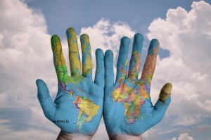 globe global issues hands with map concept_oncology news australia