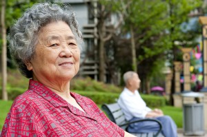 happy senior older woman asian 80s portrait_oncology news australia