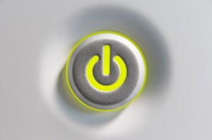 Close Up Of Power Button