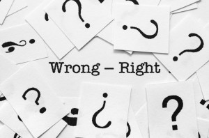 Wrong - right concept