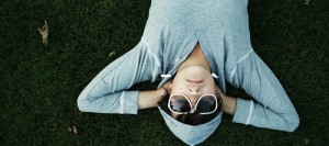 sunglasses_hoodie_young woman_oncology news australia