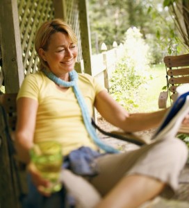 woman sitting reading_oncology news australia_crpd