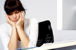 woman unhappy in office_oncology news australia