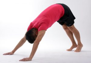 yoga downward dog man prostate cancer_oncology news australia